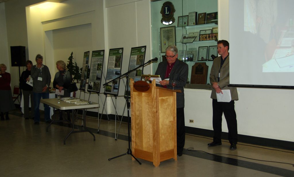 John Platt speaking at event