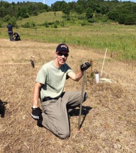 Steve Paul at Prairie Plug Planting 2019 (McKim-Garsonnin