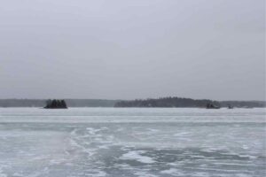 Frozen Stony Lake