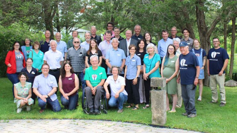 Kawartha Land Trust Annual General Meeting group photo of staff, trustees and board members