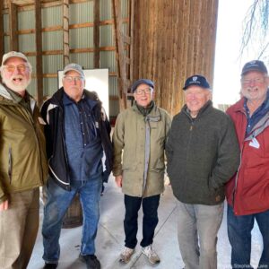 Five volunteers at KLT's 2025 Volunteer Thanks.Giving event.