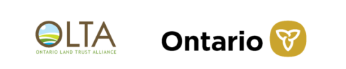 Ontario Land Trust Alliance Logo and Government of Ontario logo